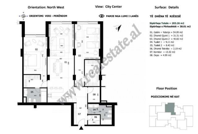 Apartamentos à venda no downtown one building em Tirana, albânia (6)