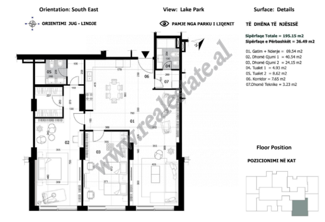 Apartamentos à venda no downtown one building em Tirana, albânia (7)