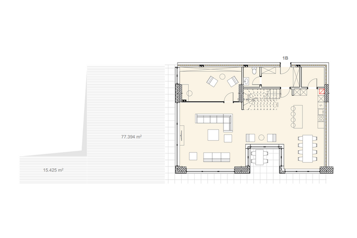 Duplex apartment 237.42m² + 60.34m² for #sale in marigona hill neighborhood (2)