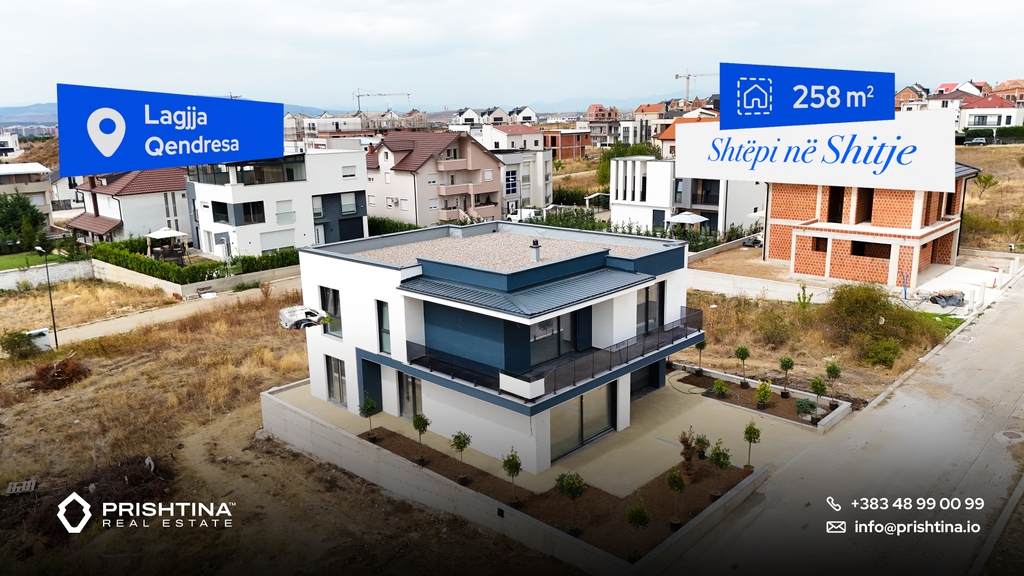 Haus zum verkauf 258 quadratmeter im stadtteil qendresa