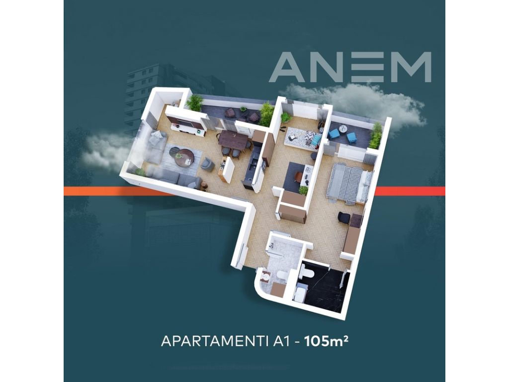 Appartamento in vendita 105m² a Lakrishtë
