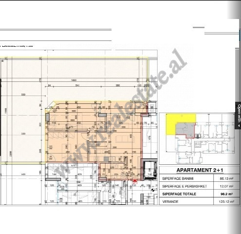 Apartamente me dy dhoma gjumi për shitje pranë rrugës asim vokshi në Tiranë, shqipëri (7)