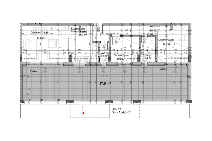 Appartamento penthouse 154,4m² + 67,5m² in #vendita a Mati 1.