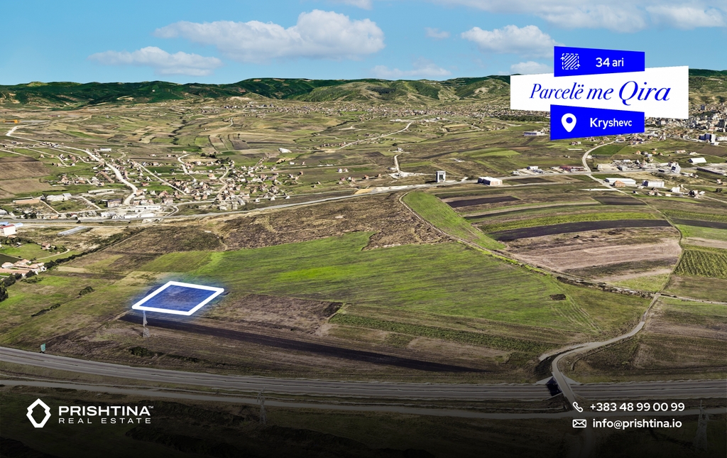 Land for rent 34 ares in Obiliq (2)