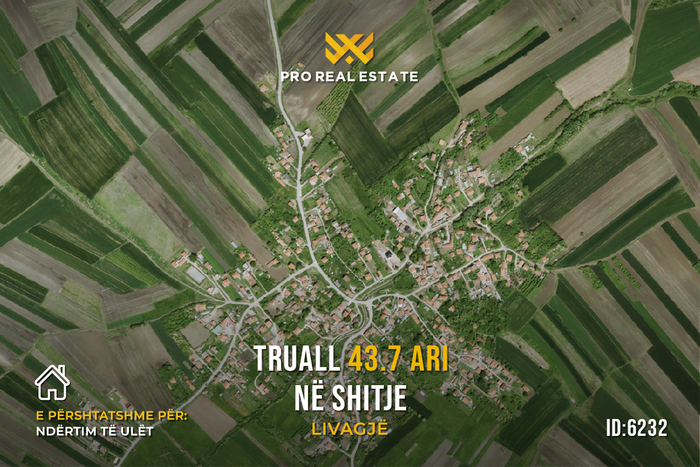43.7 ari land for #sale in livagjë.