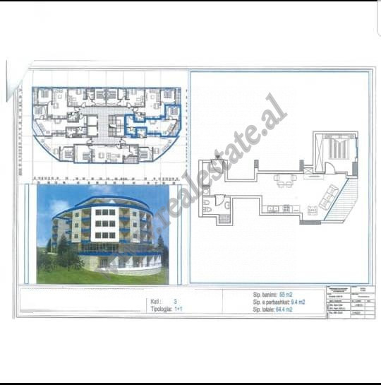 Apartamentos de um quarto à venda na área uji i ftohtë na cidade de Vlora