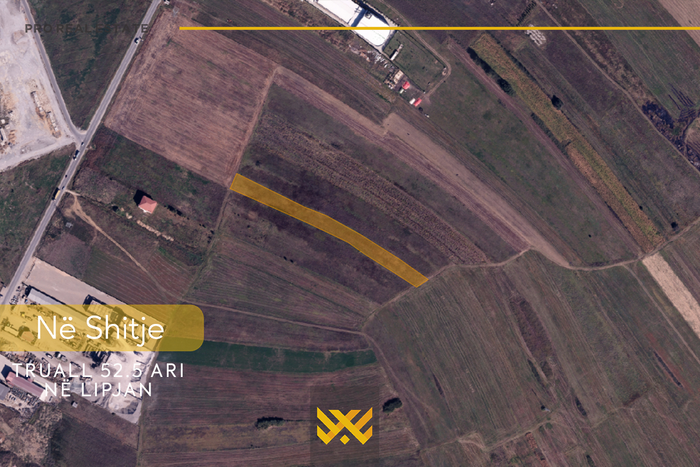 52.5 ari land for sale in Lipjan