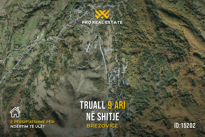 Terrain de 9 ari pour #vente à brezovica