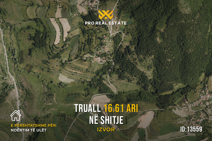 Terrain de 16,61 ari pour #vente à izvor