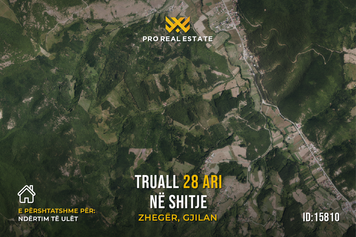 28 ari land for sale in zhegër, Gjilan