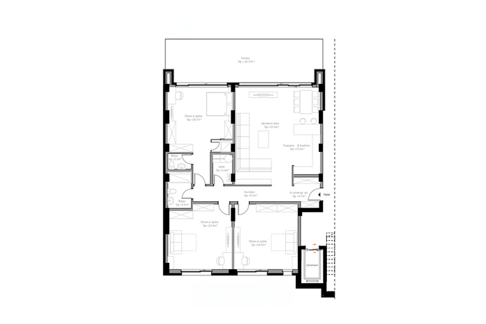 Apartamento en planta baja 167.26m² + 42.31m² de terraza en #venta en el barrio marigona hill (2)