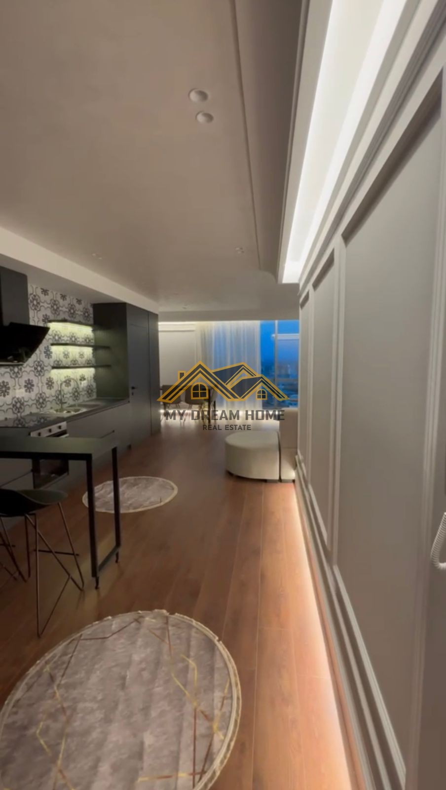 Loué appartement 2+1+36 m² veranda au 27ème étage - kateshi, vollga durres !! | my dream home real estate - albanie