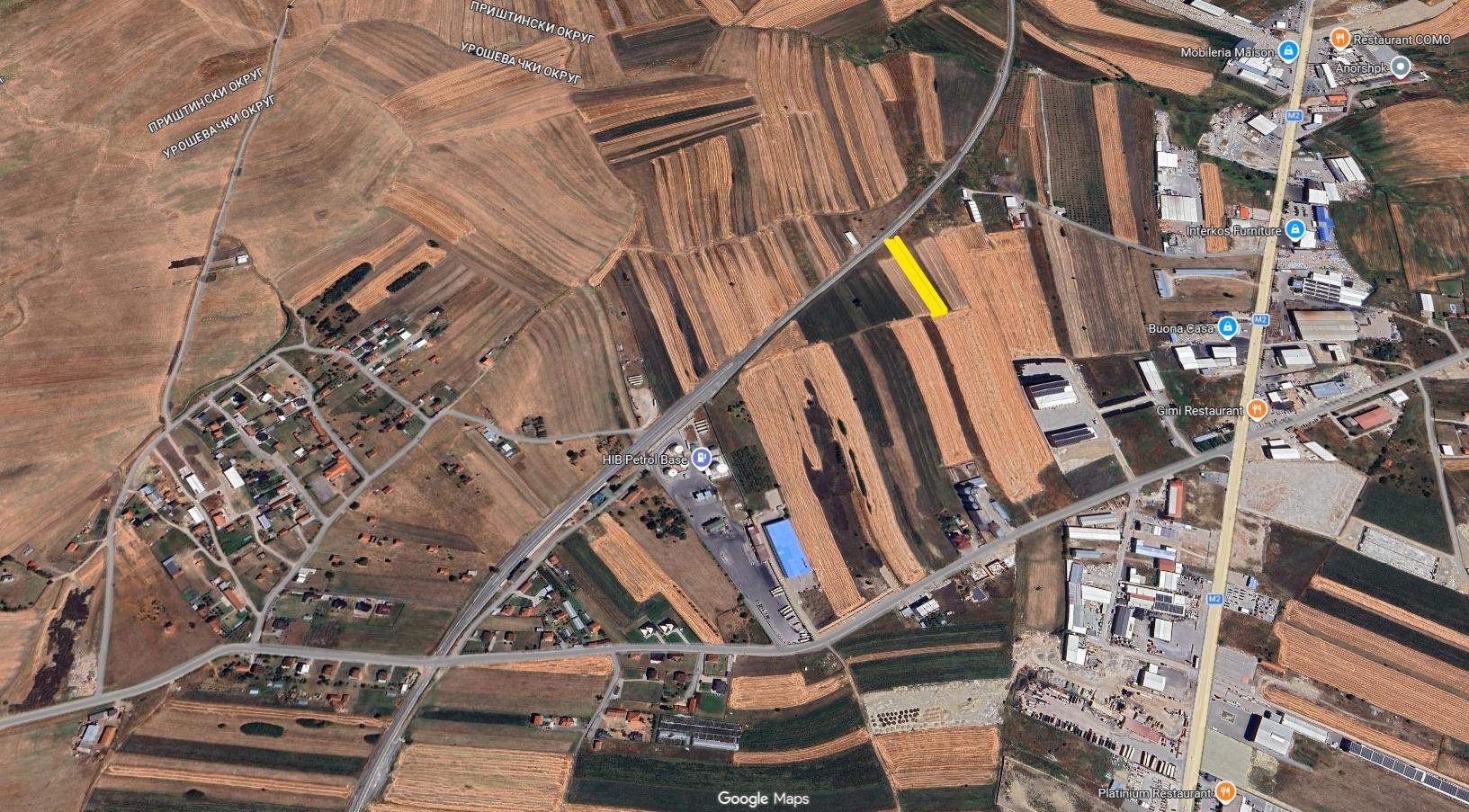 29 ari de terrain à vendre avec accès à la voie ferrée - à bablak, Ferizaj
