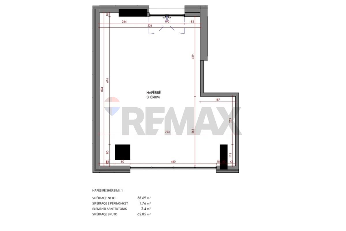 Unidad comercial en venta (unidad de negocios) entre la carretera de kavaja y myslym shyri (3)