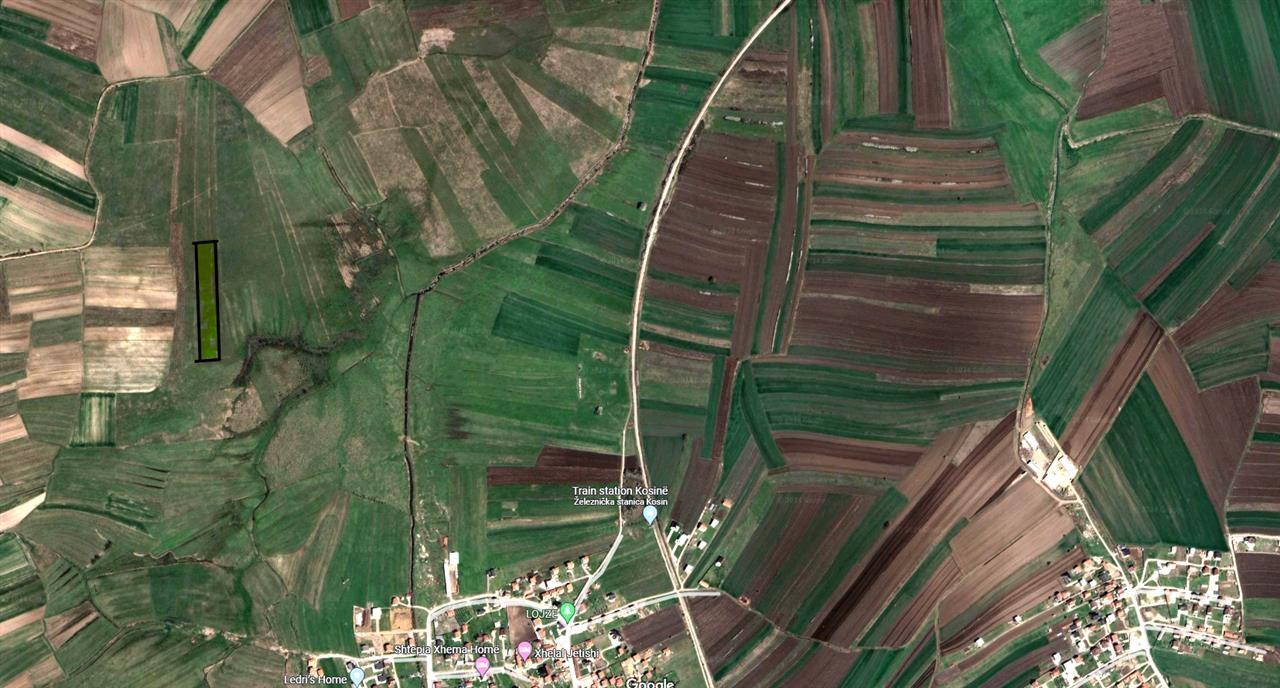 68 ari di terreno in vendita nel villaggio di kosinë, Ferizaj