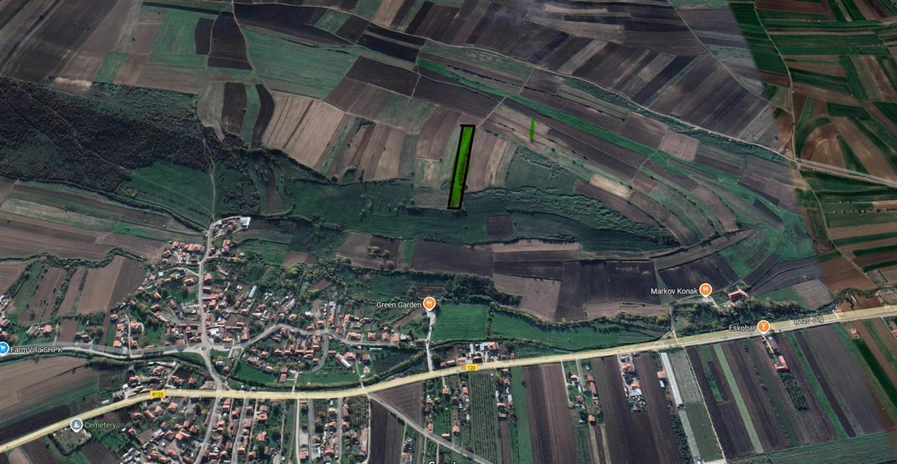 50 ari land zum verkauf in gushterica e epërme Graçanicë (2)