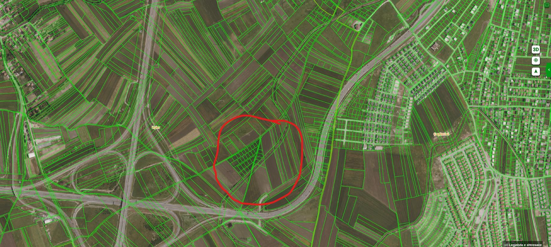 Grundstücke zu verkaufen von 5,6 und 9 ar in uglar, gemeinde Graçanicë (3)