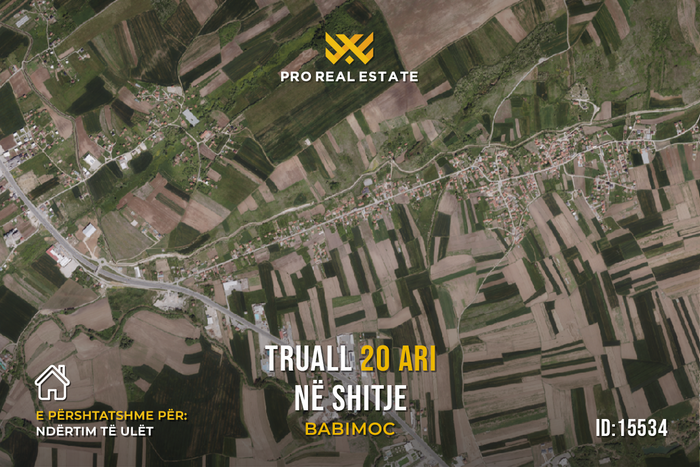 Terrain de 20 ari pour vente à babimoc