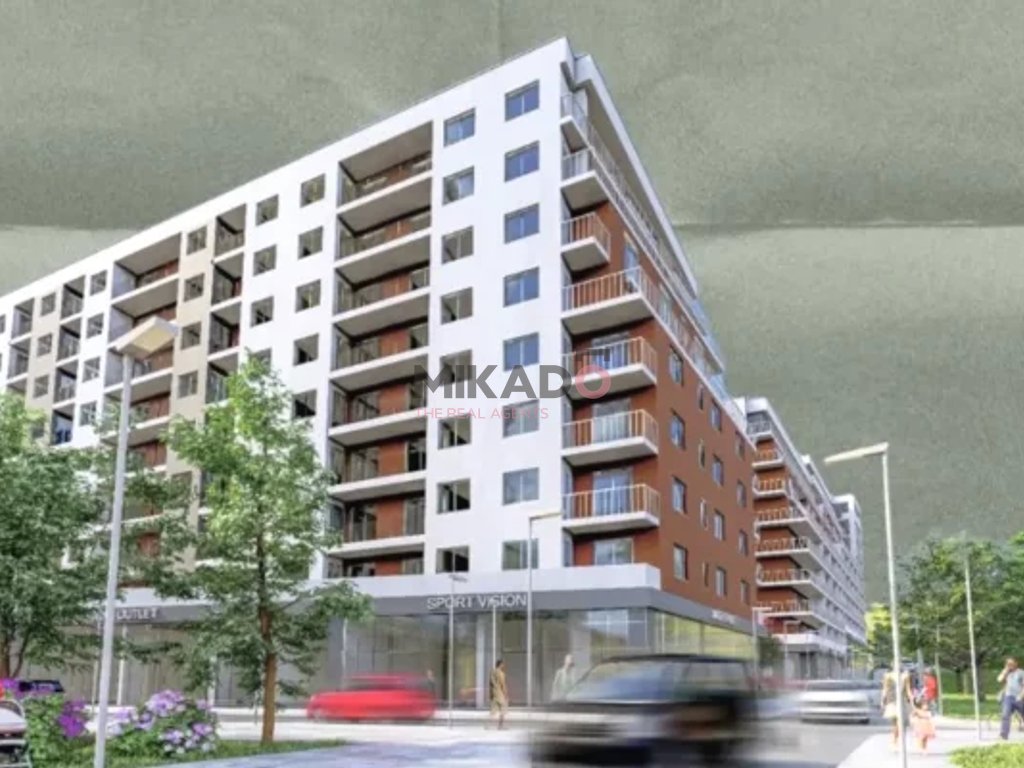 Shitet apartament 1+1 tek kompleski aluna, paskuqan!