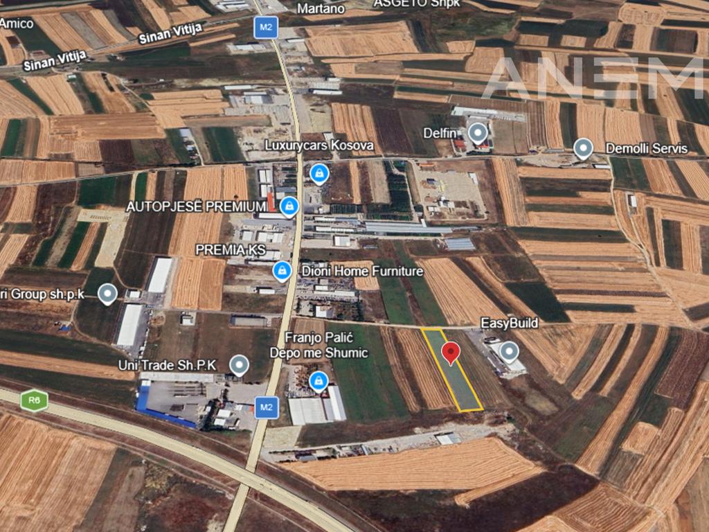 Grundstück zum verkauf 57,46 ari in gushtericë të ulët