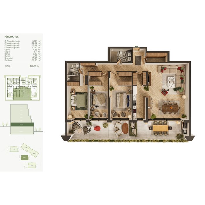 Wohnung 233,19m² zum #verkauf im lake side living viertel (5)