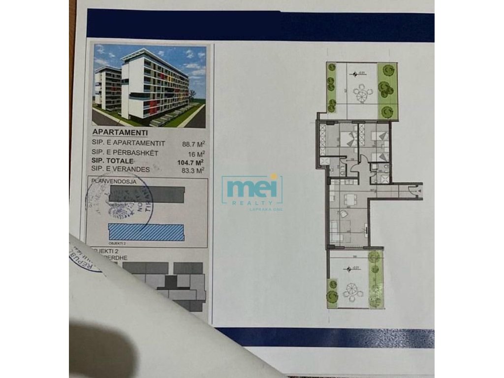 À vendre | appartement 2+1 | univers city, Tirana