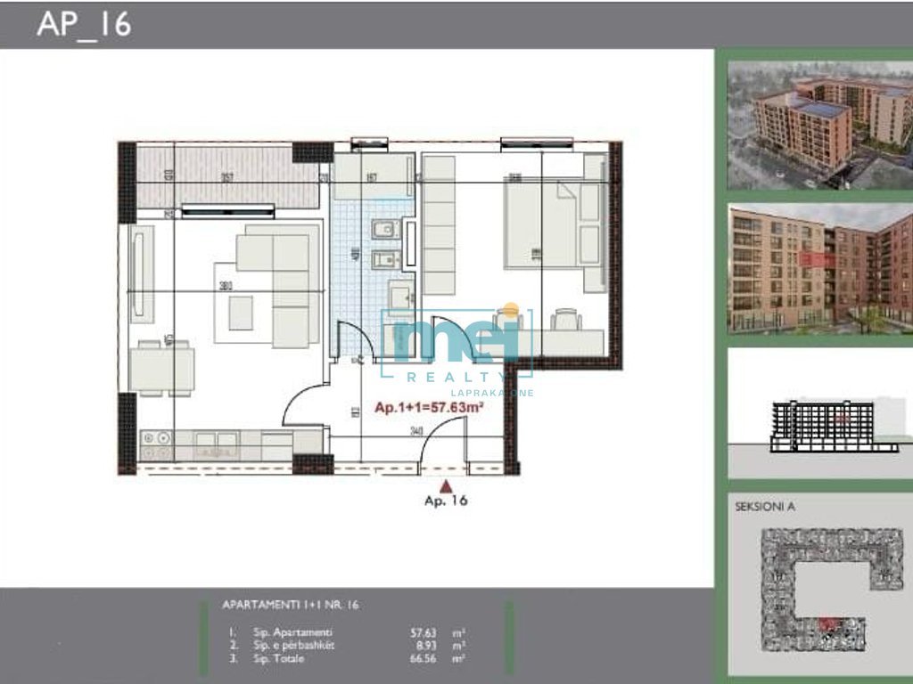 À vendre | appartement 1+1 | paskuqan, Tirana