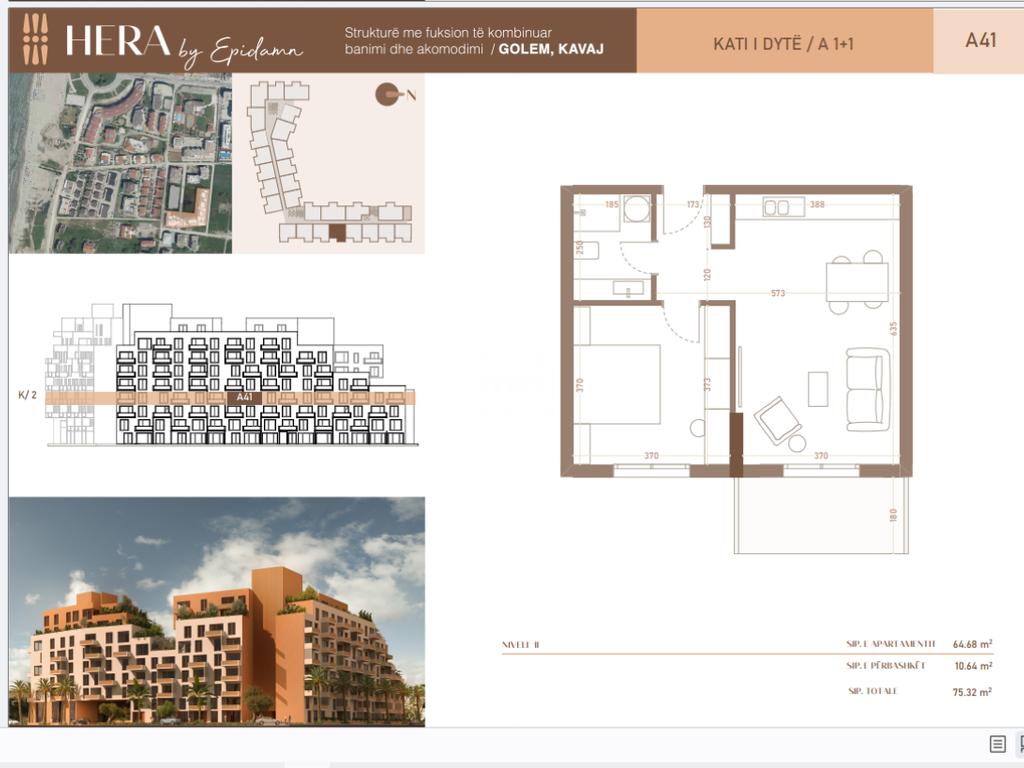 Wendekapartment 1+1 in der residence 'Hera' in golem zu verkaufen!