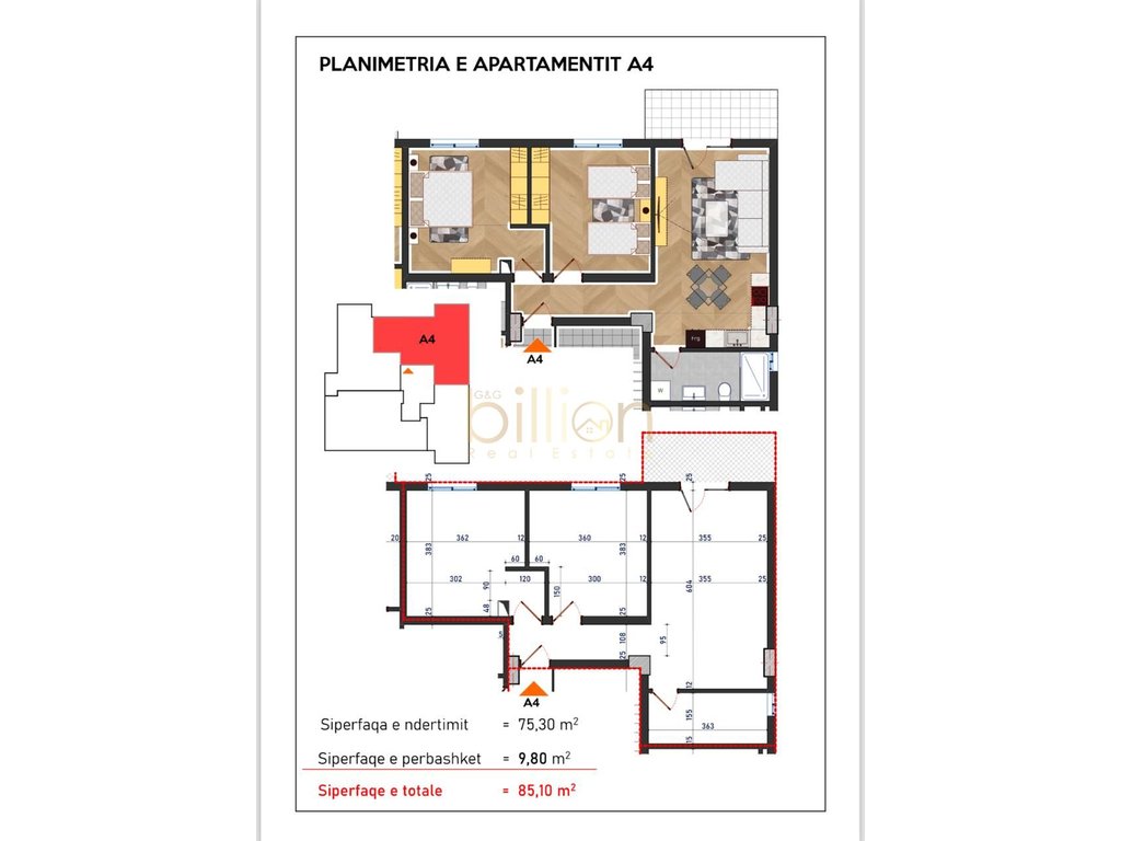 Apartment 2+1 zu verkauf in Durrës – Iliria strand!