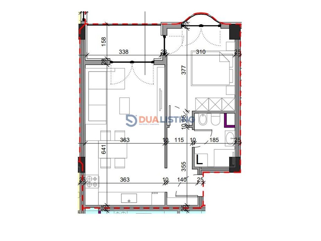 Apartment 1+1 for sale – Aluna 2, paskuqan