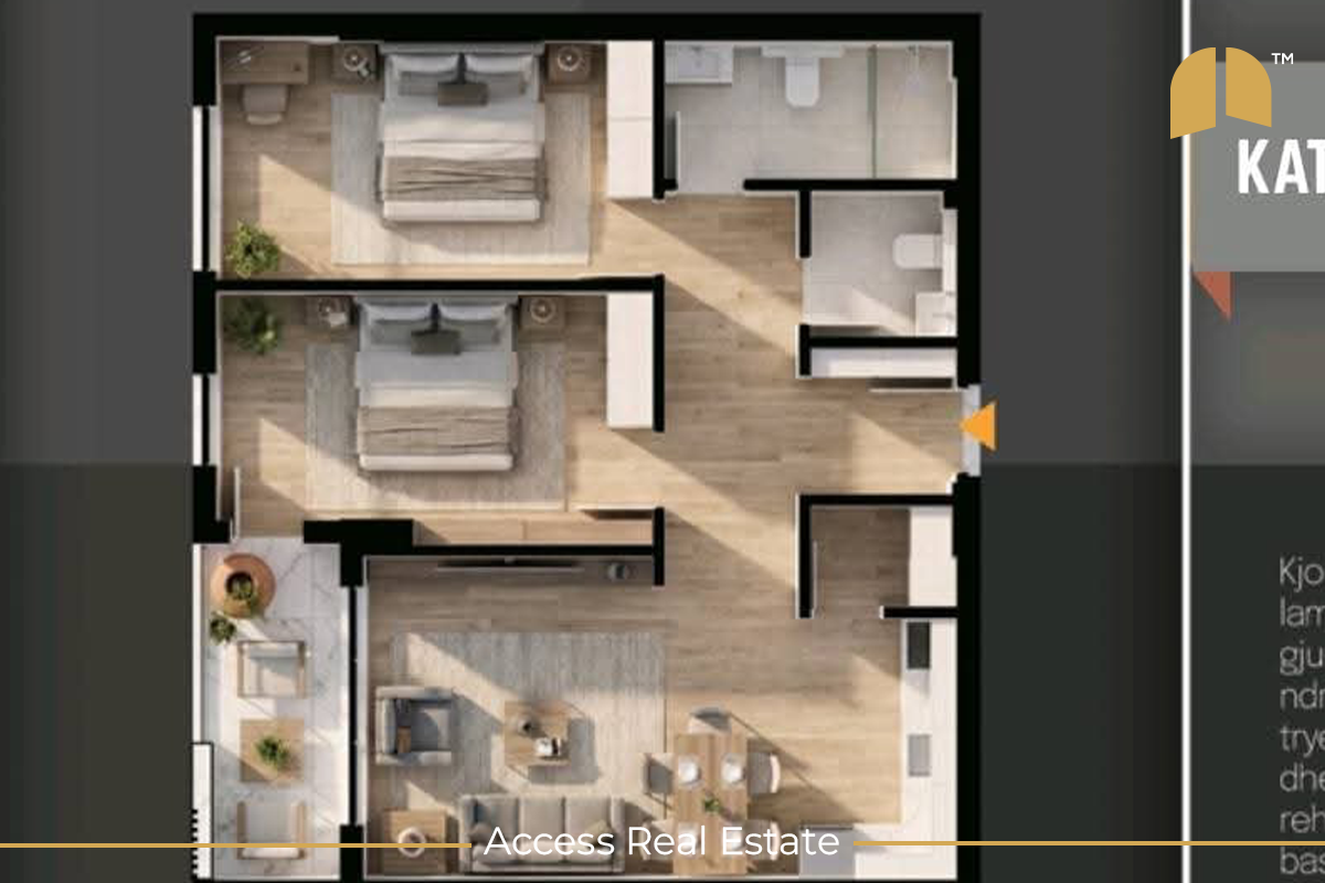 Apartamento en venta – 2 habitaciones – Prizren (3)