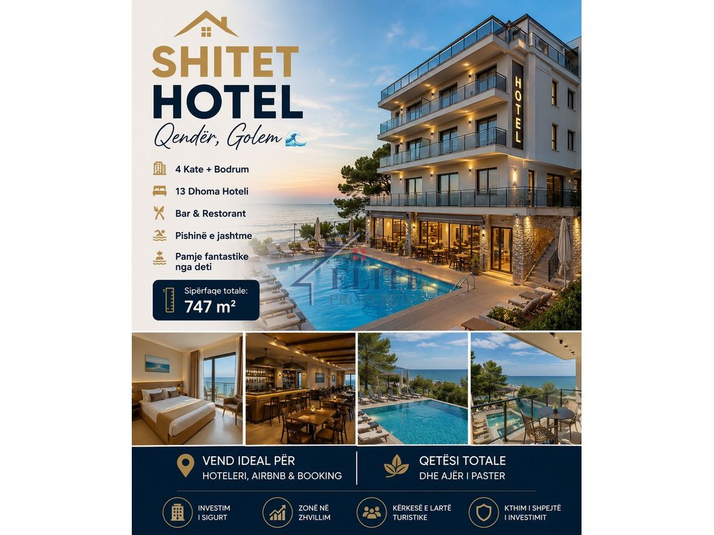 Golem qender, hotel en venta