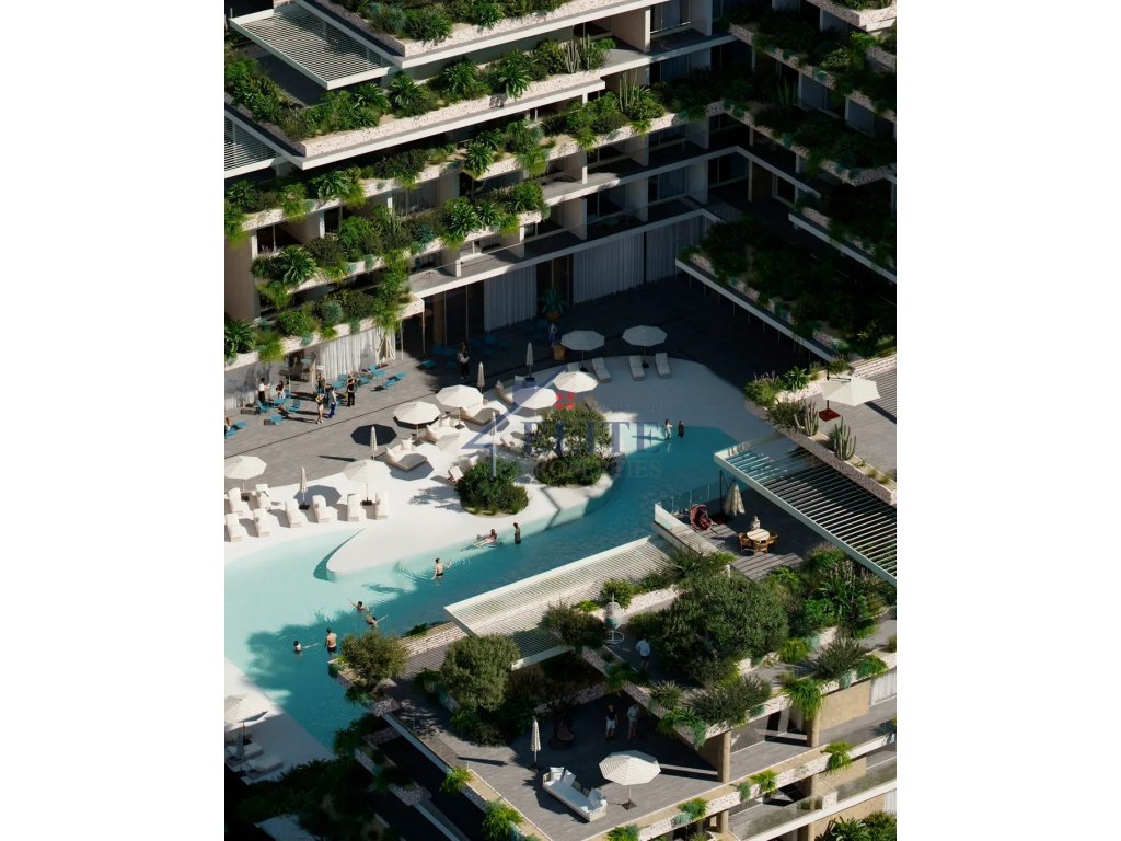 Les terrasses verdoyantes – Orikum, garzonière à vendre
