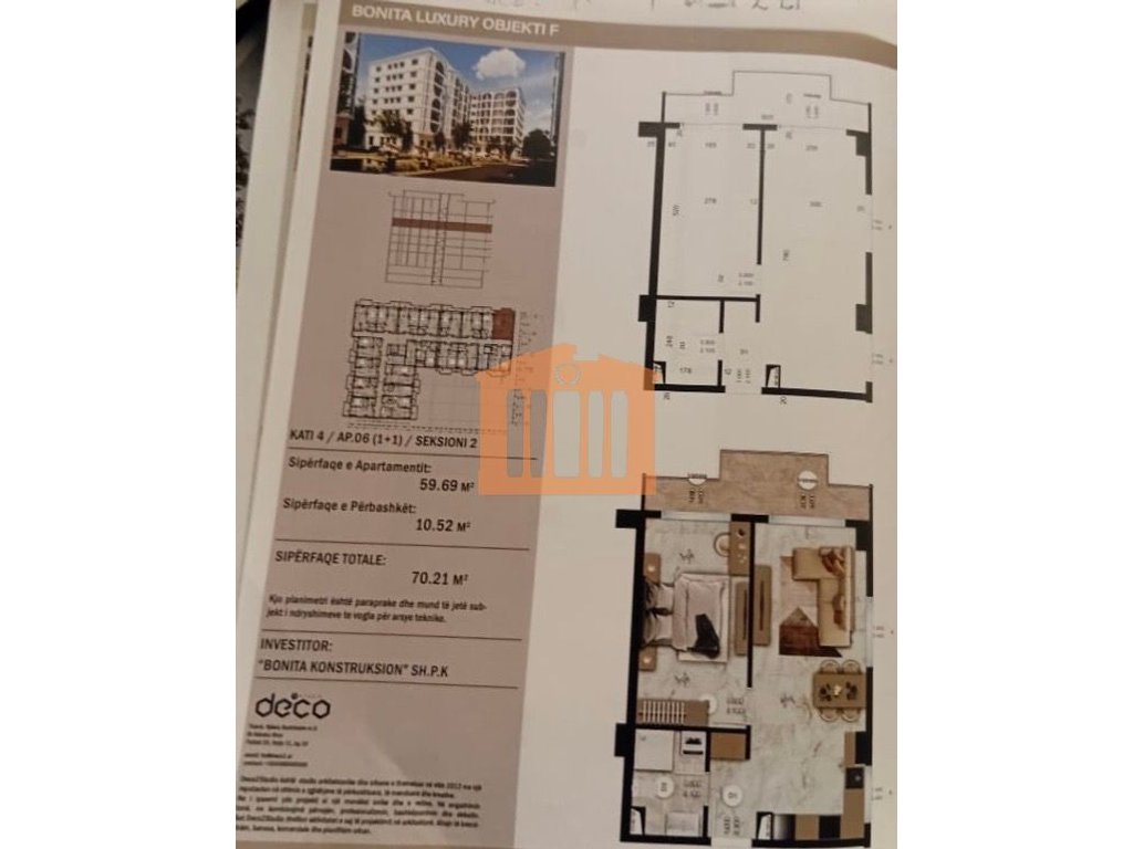 Apartamento 1+1 en golem, en venta!