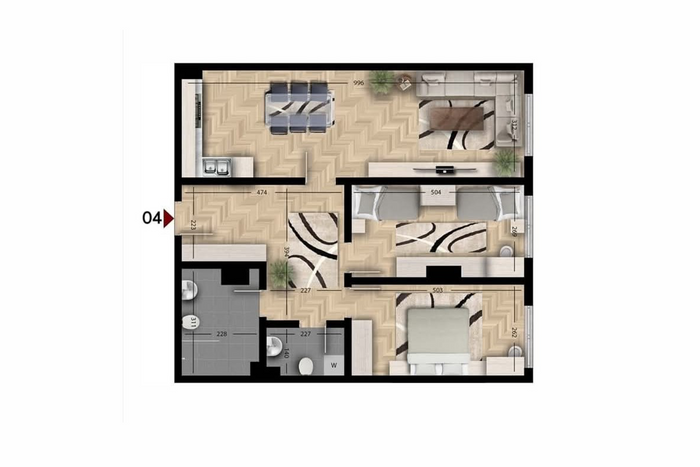 Banesë 99m² për #shitje në Lakrishtë. (2)