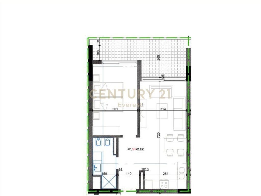 Orikum, apartamento 1+1 à venda (4)