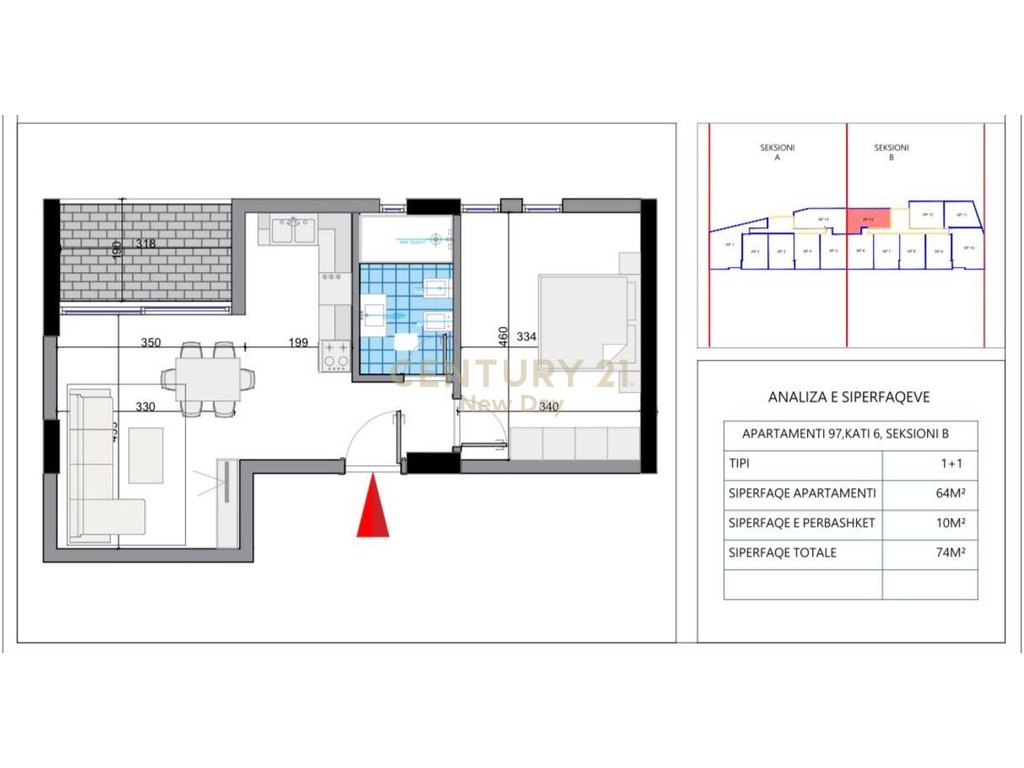 Apartamento 1+1 à venda em orikum, vlore! (2)