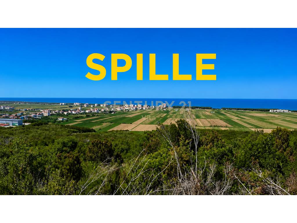 Terreno com vista para o mar em spille à venda!