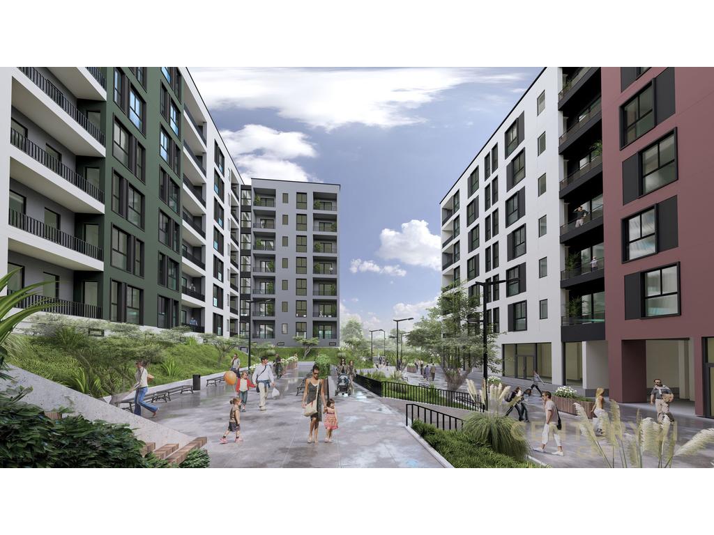 Appartement 2+1+2+ poste de parking dans la résidence ringside, paskuqan !