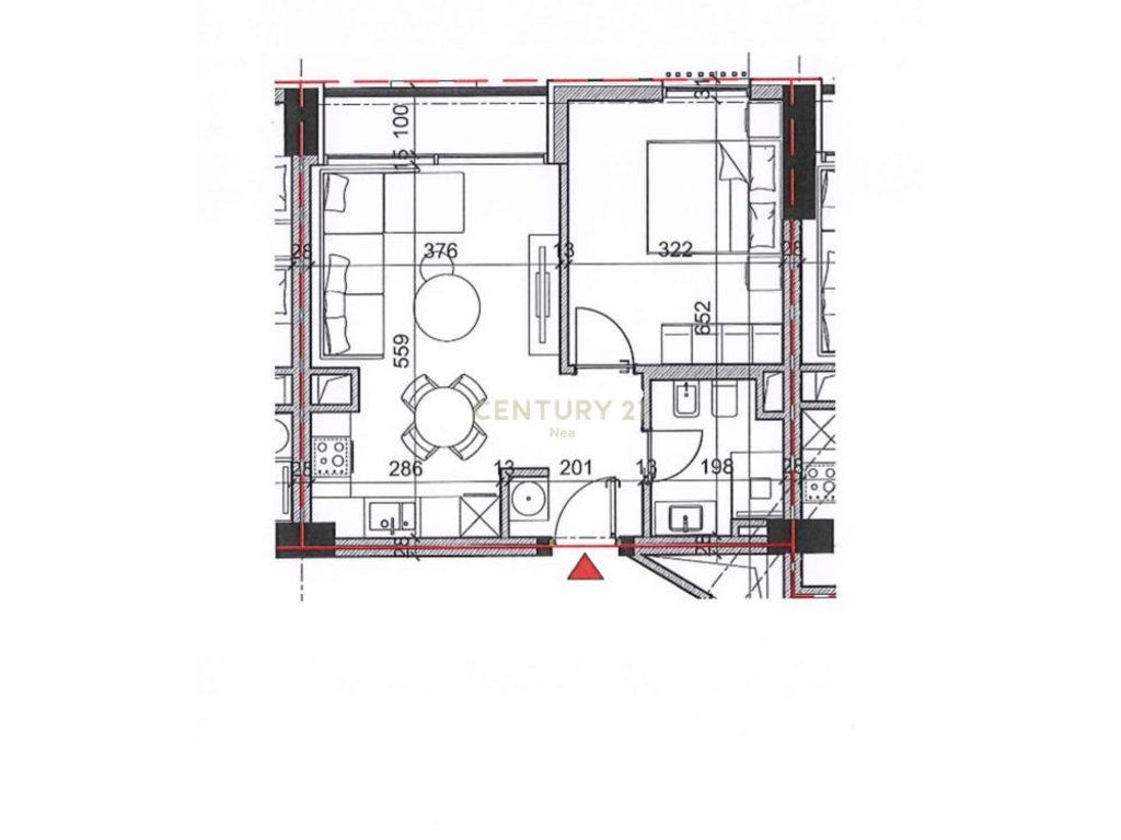 Apartment 1+1 for sale on bardhyl street - monolith residence (8)