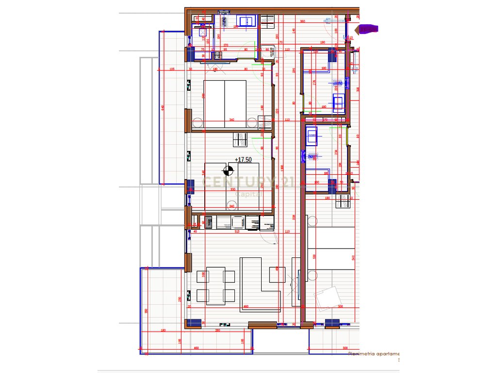 ¡ofrecemos un apartamento 2+1+2 en sarande!