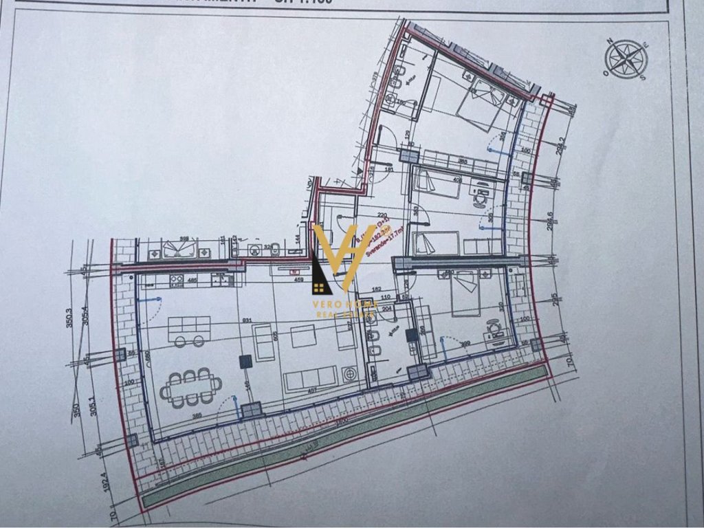 Apartamento à venda 3+1+2 com vista para o lago, rr. Kosovareve 700.000 euros (2)