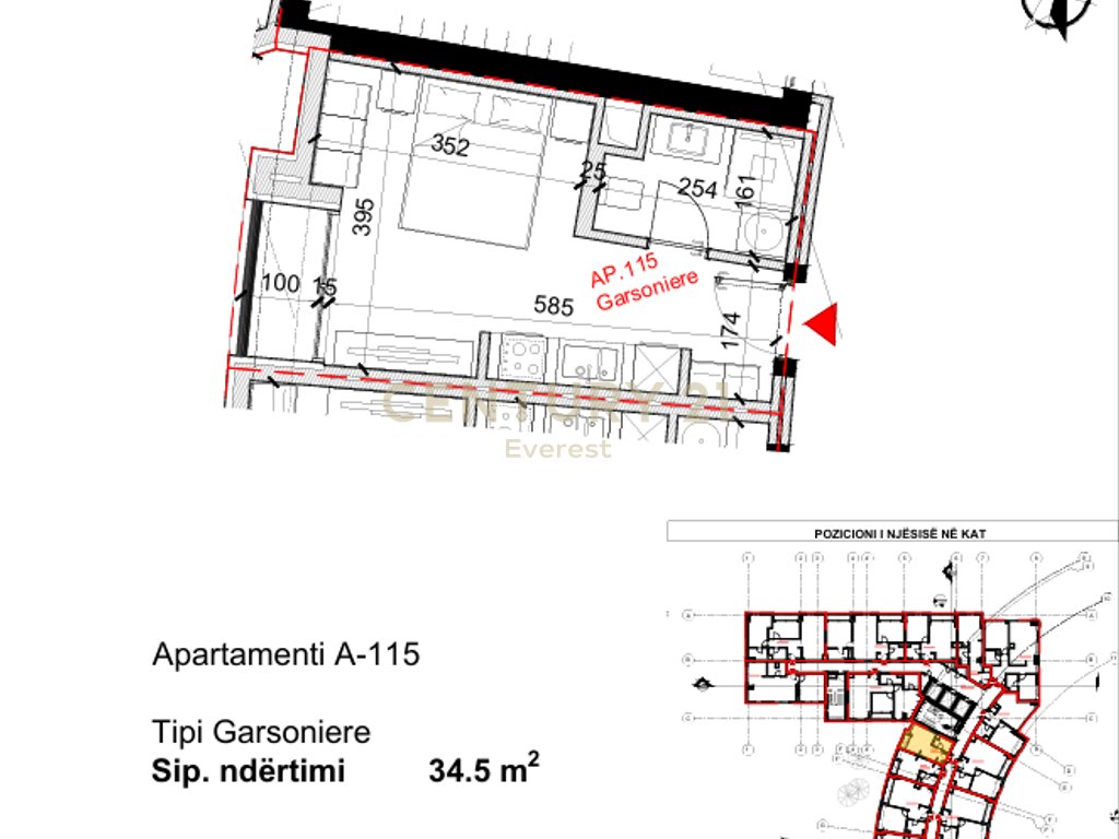 Bardhyl road – Studio apartment for sale (4)