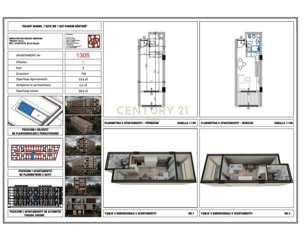 Studio à vendre dans la résidence vista mare à qerret!