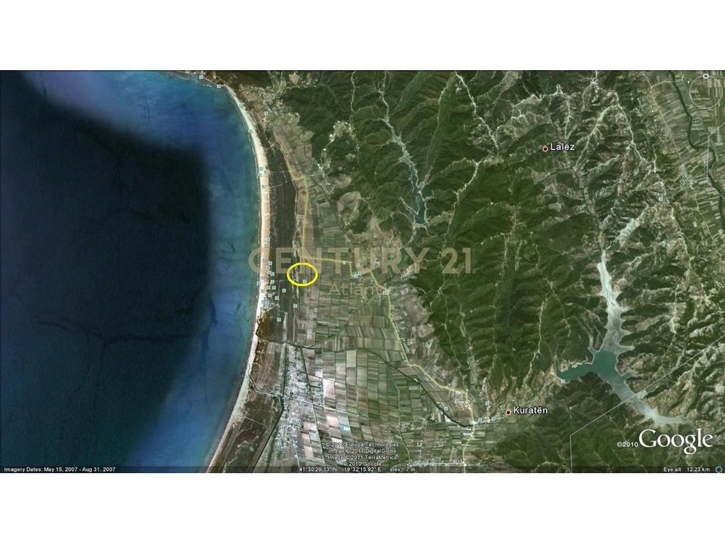 Terrain à vendre – Baie de lalëz, construction autorisée (zone rouge) ! (4)