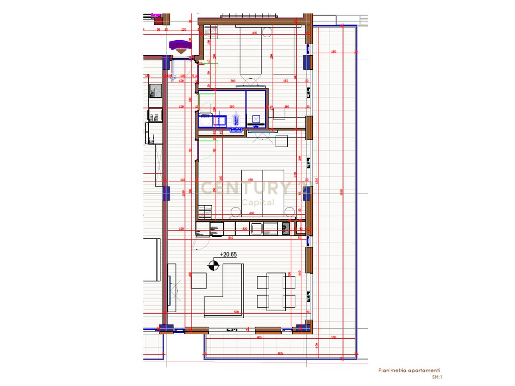 1+1 apartment in Sarandë for sale!