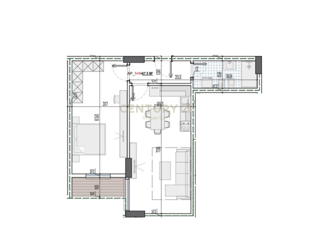1+1 wohnung in paskuqan, in der nähe des bulevardi i ri, zum verkauf.