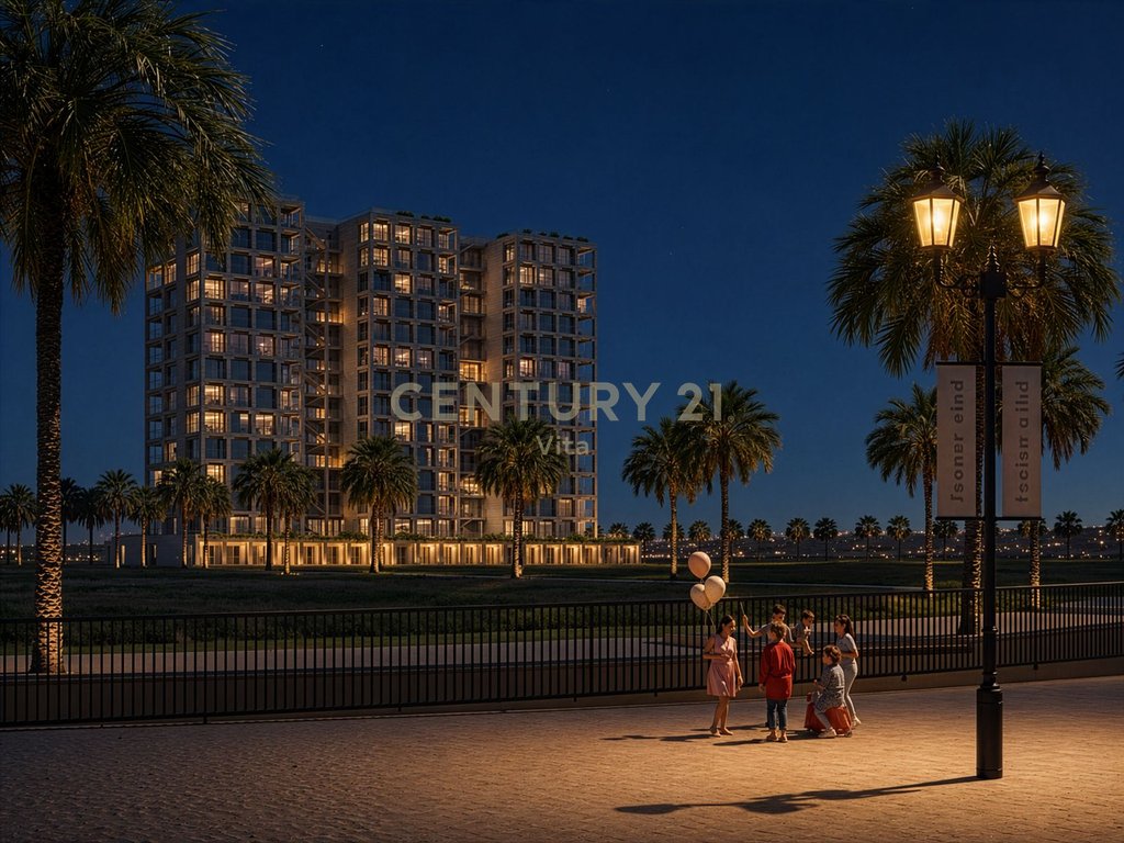 Apartamento 1+1 con vista al mar, three gardens residence qerret!