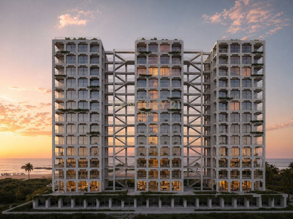 Appartamento 1+1 con vista mare nel residence three gardens, qerret! (2)