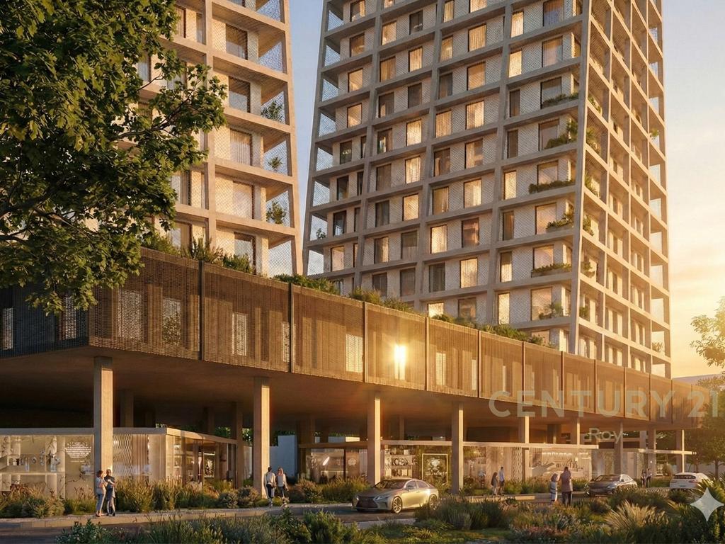 Piso 1+1 en venta en "Desla Tower" playa, durres!